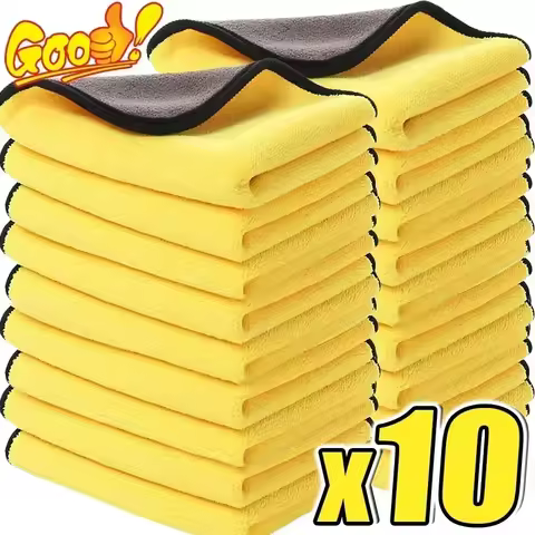 ISGTDRM Cars Wash Microfiber Towel 30x30/60CM Car Cleaning Drying Cloth Hemming Cars Care Cloth Deta