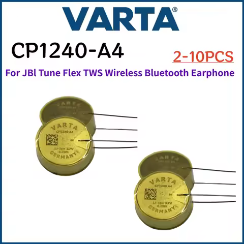 Original For Varta CP1240 A4 1240 3.7V 54mAh earbuds Battery for JBl Tune Flex TWS Wireless Bluetoot