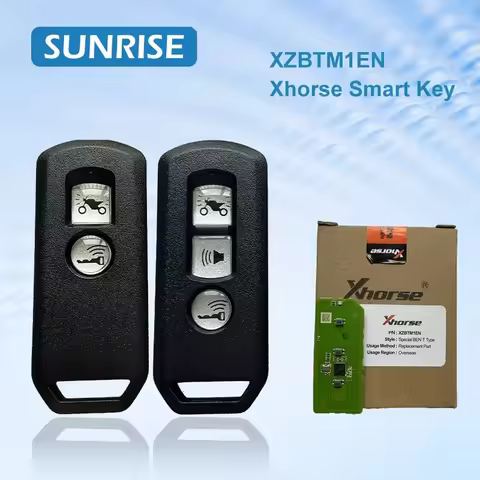 XZBTM1EN Xhorse Universal Remote Key 2B/3B For Honda Motorcycle 433MHz ID47 Chip With Logo K01 K77 K