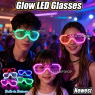 🎉TBBEST Glow Glasses for Party Led Light strip Flashing Glasses Lampu led Glasses Concert Party Fair