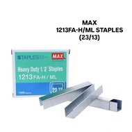 (3SMALL BOXES) MAX 1213FA-H/ML Staples | 23/13 | 订书钉 X 3SMALL BOXES