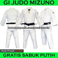 GI JUDO MIZUNO PREMIUM GI BJJ MIZUNO GI BRAZILIAN MIZUNO BARU baju bela diri - DIANASTORE3