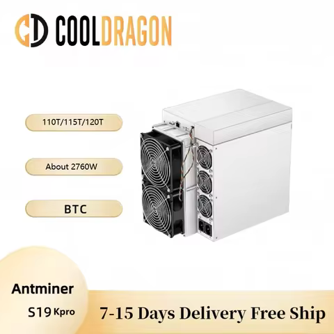 New BTC Miner Antminer S19K pro 120Th/s 115TH/s 110Th/s Bitcoin Miner Antminer S19KPRO BTC Mining 27