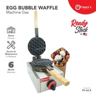 Fresco Egg Bubble Waffle Machine Gas Mesin Waffle Gas