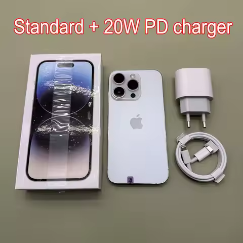 100% Original iPhone 14 Pro Mobile Phone Dual eSIM 128/256 ROM 6GB RAM 6.1" Super Retina OLED Face I