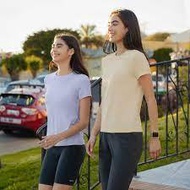 ANDAR Cloudy Basic Short-Sleeved Top Fitness Yoga Pilates Daily Running Sports