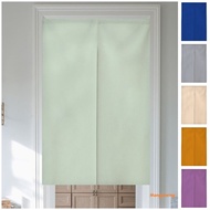 Customize Plain Color Door Curtain for Kitchen Toilet Door Curtain Partition Japanese Style Door Curtain for Washing Room Half Height Door Curtain Velcro Curtain