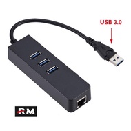 Bộ ChuyểN ĐổI hub 3 CổNg usb 3.0 2.0 Sang rj45 type c Sang rj45 lan ethernet Cho laptop