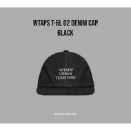 ---WTAPS T-6L 02 CAP Black Washed Denim Hat 23SS