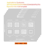 Amaoe MQ1 2 3 4 5 6 BGA Reballing Stencil for SM 8250 6125 7150 7250 845 865 MT6885Z 6768V Qualcomm 
