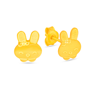 TAKA Jewellery 916 Gold Earrings Bunny