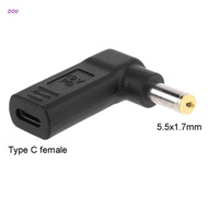 DOU USB Type C Female to 5.5x1.7mm Dc Power Adapter Plug Converter for Acer Aspire 5315 5630 5735 5920 5535 5738 6920 7520 Laptop Charger