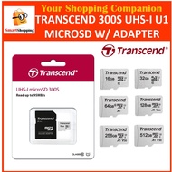 Transcend 256GB 512GB UHS-I U1 UHS-I U3 A1 95MB/S MicroSD w/ Adapter