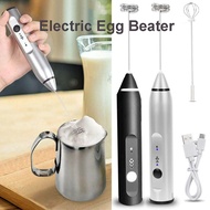 Mini 3 Speed Electric Mixer Milk Coffee Rechargeable Whisk Frother Drink Foamer Cream Hand Hold Stir