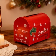 [utruiut0k] Christmas Mailbox Christmas Decoration Mail Box Decorative Letter Box Mail to North Pole