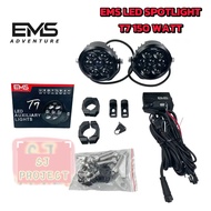 HIGH QUALITY EMS ADVENTURE LED Spotlight T7 150Watt Original High Premium Universal Motorcycle good 