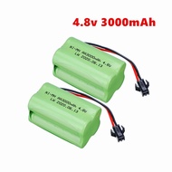 NiMH 4.8v 3000mAh Rechargeable Battery For RC Cars Robots Tank Gun Boats T Model With SM Plug AA 4.8
