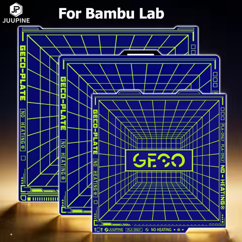 GECO Plate PLA Cold Build Pate For Bambu Lab P2S P1S P1P X1C H2D H2S A1 A1 Mini Steel Bed Double Sid