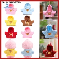 JJZCKD STORE 30/40/50cm อุปกรณ์ตุ๊กตา ของตกแต่งบ้าน เสื้อกันหนาว ชุดกันหนาว เป็ดเหลือง ของขวัญวันเกิ