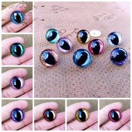 BRUCE1 Safety Eyes for Amigurumi, Stuffed Animal Eyes 12mm Safety Eyes for Crochet, 3D Diy Glitter S