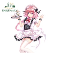 EARLFAMILY Femboy Astolfo Anime Car Sticker Fashion Motorcycle Windows Helmet Surfboard Waterproof V