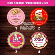 Sticker labels for food business food product labels cup product labels cup labels