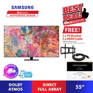 [F.Ship] Samsung 55" QA55Q80BAKXXM Q80B QLED 4K Smart TV with Dolby Atmos / EyeComfort Mode / Multi View / Voice Assistance