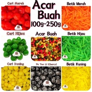 100g-250g Acar Buah Set / Ceri Merah / Kuning / Hijau / Jeruk Asam / Pu Tao Li / Limau Manis