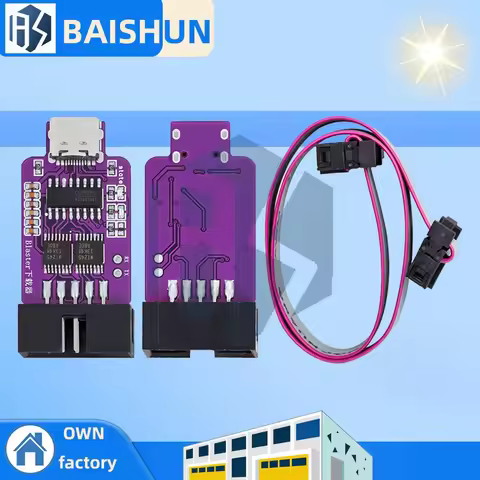 Type-C USB Blaster Programmer (1.2V-3.3V): Altera CPLD/FPGA JTAG Downloader – Compatible for Arduino