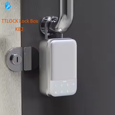 KB2 TTLOCK Outdoor Smart Key Box Storage Secret Key Lock Fusebox Bluetooth TTlock App Unlock Wifi Ga