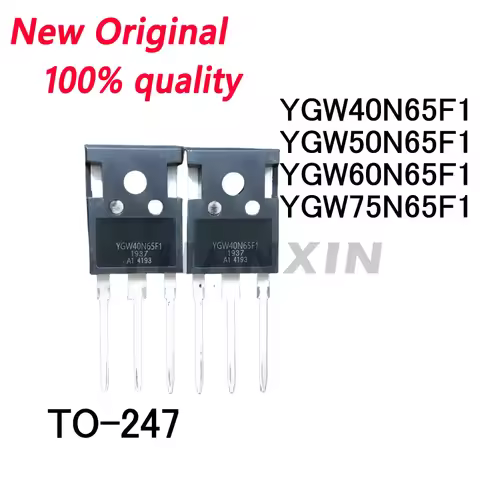 5/PCS New Original YGW40N65F1 YGW50N65F1 YGW60N65F1 YGW75N65F1 40N65 50N65 60N65 TO-247 chip In Stoc