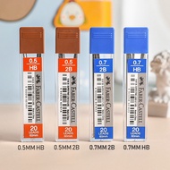 German Faberjia High-Strength Mechanical Pencil Lead 0.5/0.7mm, HB/2B Not Easy to Break Core Student
