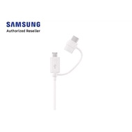 สายชาร์จ Samsung สายเคเบิล 2-In-1( Type C + Micro USB) รองรับการชาร์จเร็ว