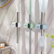 GANTUNGAN ECOCO Simple Mop Holder - Multifunctional Wall Mount Holder for Broom, Mop, Umbrella, Brus