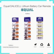 Equal DALICELL CR2016 CR2032 27A12V Lithium Battery Car Remote