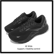 BROOKS Adrenaline GTS 23 BLACK (4E Extra Wide Cutting) (Support/Stability) For Flat foot running / j