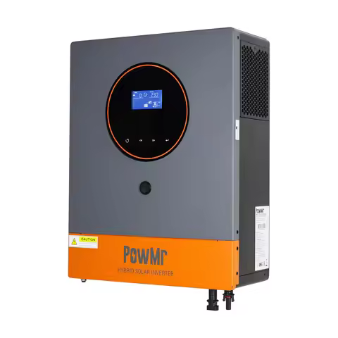 EU Stock 6.2KW Hybrid Solar Inverter 48V to 230VAC MPPT Solar Charger Controller 120A Max Solar Pane