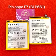 Replacement battery for oppo F7 symbol on original BLP661 battery