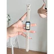 Suitable for Huawei Bracelet 10/9 Watch Strap Creative Silicone 8nfc Version Wrist Strap Summer 7 Ne