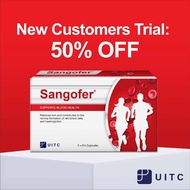 [New Buyer Deal 50%] SANGOFER Iron Supplement Capsules 30's - Supports Blood Health