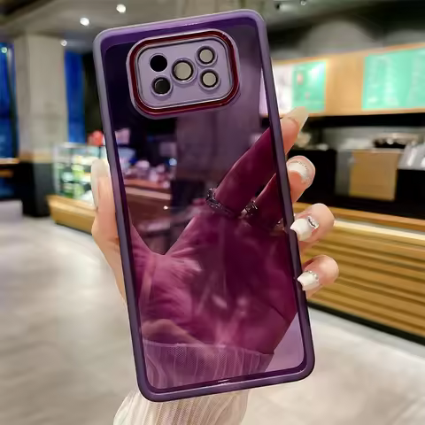 Transparent Silicone Case For Xiaomi Mi Poco X3 Pro Nfc X5 Pro Poko X 3 Lens Glass Protector Cover O