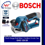 BOSCH GHO 12V-20 - KETAM BATERI / CORDLESS PLANER