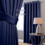 Thick Plain Premium Blackout Curtains 6 Waves