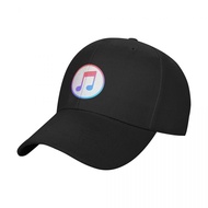 New Available iTunes Logo Baseball Cap Men Women Fashion Polyester Solid Color Curved Brim Hat Unise
