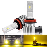 Penembusan Kuat H8 H11 H16 Cahaya Kecerahan Tinggi 3000K Lampu Kuning Monokrom Lampu Kabus LED 4.6