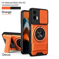 Armor Casing For Motorola G34 Case Moto G45 Cover Moto G35 G34 G45 Case Magsafe Magnetic Fold Holder