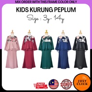 Baju Kurung Peplum Budak / Baju Raya Budak Perempuan / Kurung Peplum Budak 2020/2021