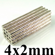10 Pieces High Power Magnet Size 4x2 Mm Neodymium 4*2