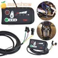 MAYSHOW E-Bike 790 Instrument 24V/36V/48V 6KM Booster Electric Bicycle Battery Level Display