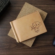 聖誕禮物【客製】鈔票夾 錢夾 皮製短銀包